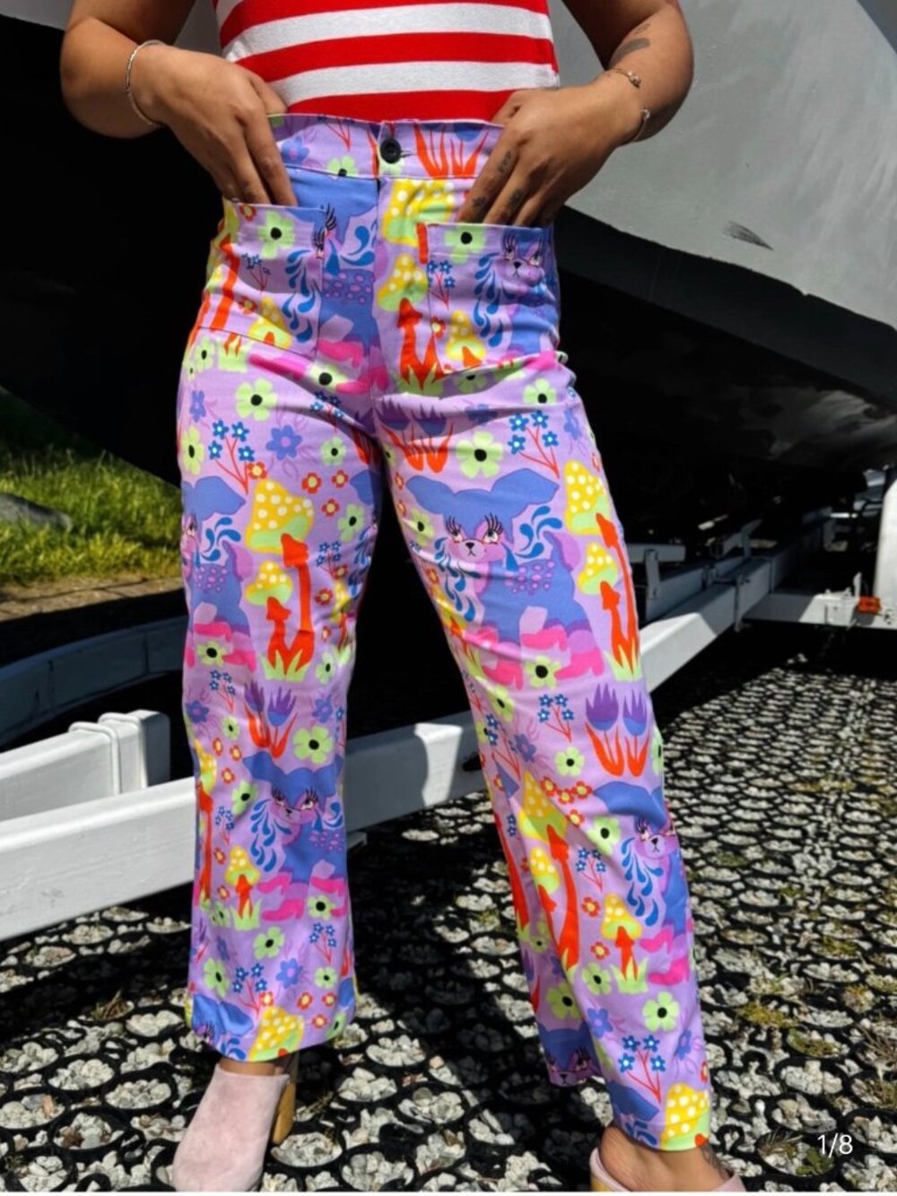 NWT Nooworks Casual Bell "Cry Baby" Pants | Size XS
